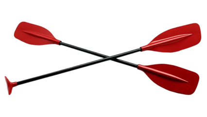 Red Kayak Paddle Set: Water Sports Equipment