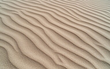 Beige Sand Dunes Ripple Texture