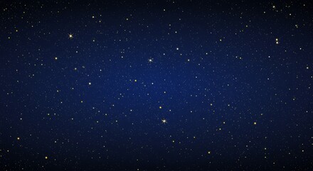 Obraz premium Cosmic Dust: A Digital Nightscape AI Generated