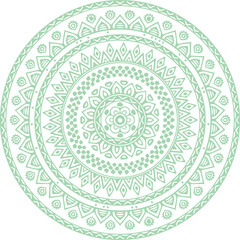 Beautiful Mandala Art and Vector Mandala Design Image.