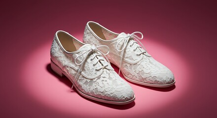 Lace & Light: A Textured Footwear Study AI Generated