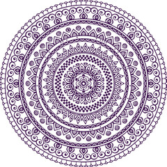Beautiful Mandala Art and Vector Mandala Design Image.