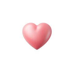 3D Render of a Pink Heart Shape, Perfect for Valentine's Day or Love-Themed Designs
