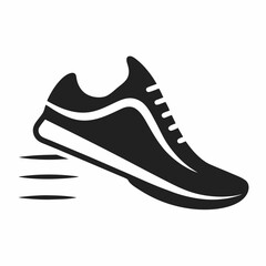 sport shoes on white background