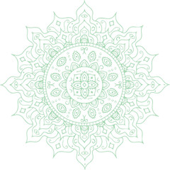 Beautiful Mandala Art and Vector Mandala Design Image.