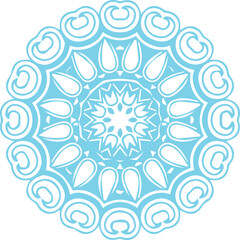 Beautiful Mandala Art and Vector Mandala Design Image.