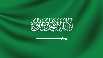 Creative Design of Kingdom of Saudi Arabia with National Identity
