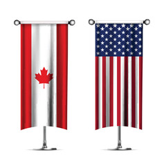 National Design Featuring the USA and Canada Identity