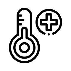 temperature line icon