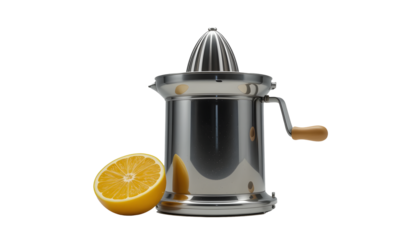 ia generated.  blender with lemon