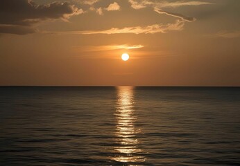 Fototapeta premium sunset over the sea