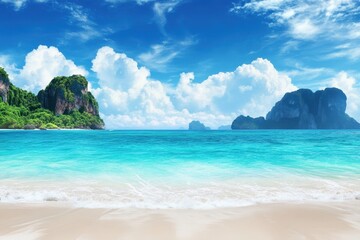 Fototapeta premium Tropical Island Paradise