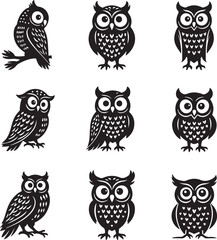 create a Animals logos collection. Animal logo set. Isolated silhouette with white background.