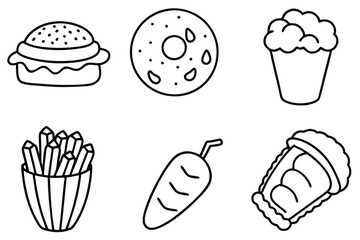 Fried Line Art Hand Drawn Lines for Visual Art Enthusiasts.eps