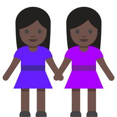Girls Holding Hands Emoji
