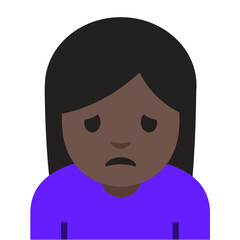 Unhappy Girl Emoji
