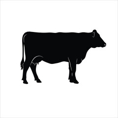 Cow Silhouette, Cow Art, Cow Clipart, Cow Vector, Black Cow Silhouette, Cow Outline, Farm Cow Art, Cow Graphic, Cow Shape, Cow Icon, Cow Logo, Dairy Cow Silhouette, Farm Animal Art, Cow Head Silhouett