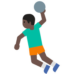 Man Playing Handball
