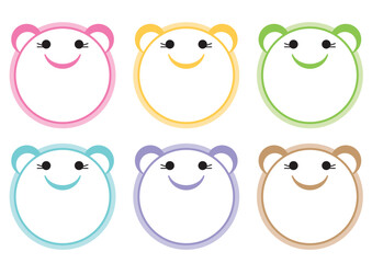 유치원 동물 이름표 라벨 세트_견학목걸이