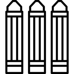 Crayon Icon Vector Element