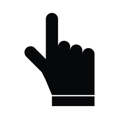 hand cursor icon, vector illustration