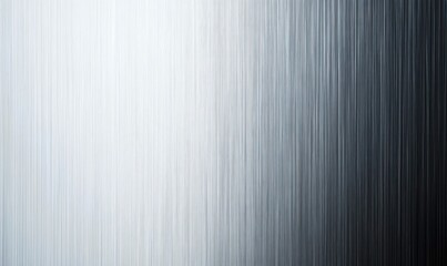 Obraz premium Brushed metal texture with a gradient from light to dark creates a sleek background.