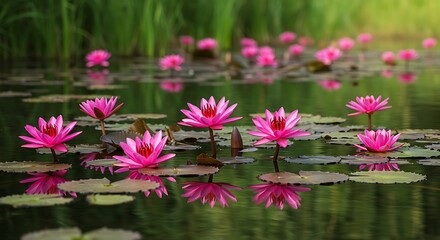 Crimson Reflections AI Generated