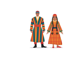 vector illustration of a couple