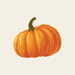 pumpkin isolated on white background