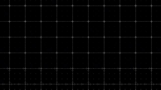 Looping futuristic digital grid pattern with box-shaped dots for an animated background.