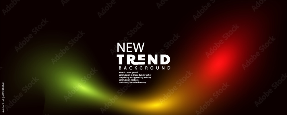 Poster abstract background design, liquid style colorful pastel abstract background with elements vector, g