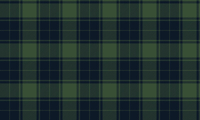 Fototapeta premium Seamless plaid pattern, in navy and green tones, adding a classic and modern touch. Perfect for designing unique clothes, skirts and pants, vector illustration.