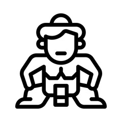 sumo line icon