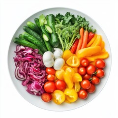 Rainbow Veggie Medley with Bright Variety