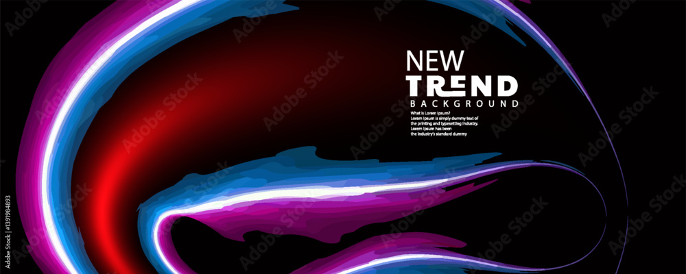 Poster abstract background design, liquid style colorful pastel abstract background with elements vector, g
