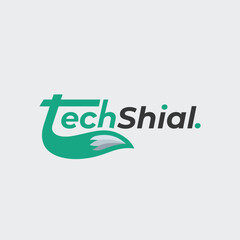 Techshial Logo – Modern Tech-Inspired Logo Design for Innovative Startups, Apps, and Digital Brands