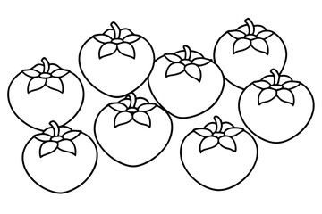  Fuyu line art elegant minimalist depiction of cold season essence