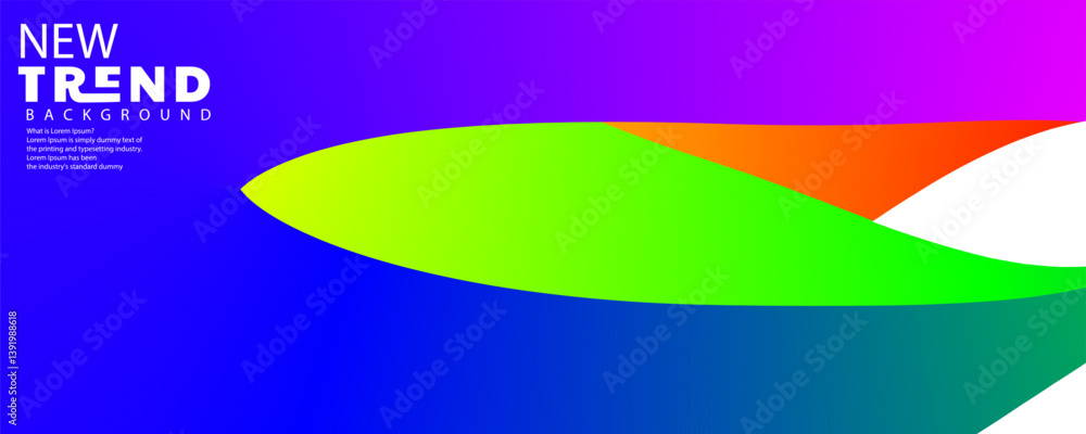Poster abstract background design, liquid style colorful pastel abstract background with elements vector, g
