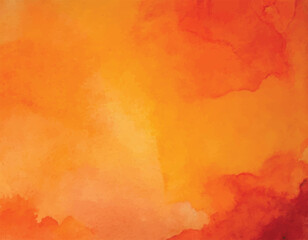 Orange and Pearle hand-painted smooth watercolor background