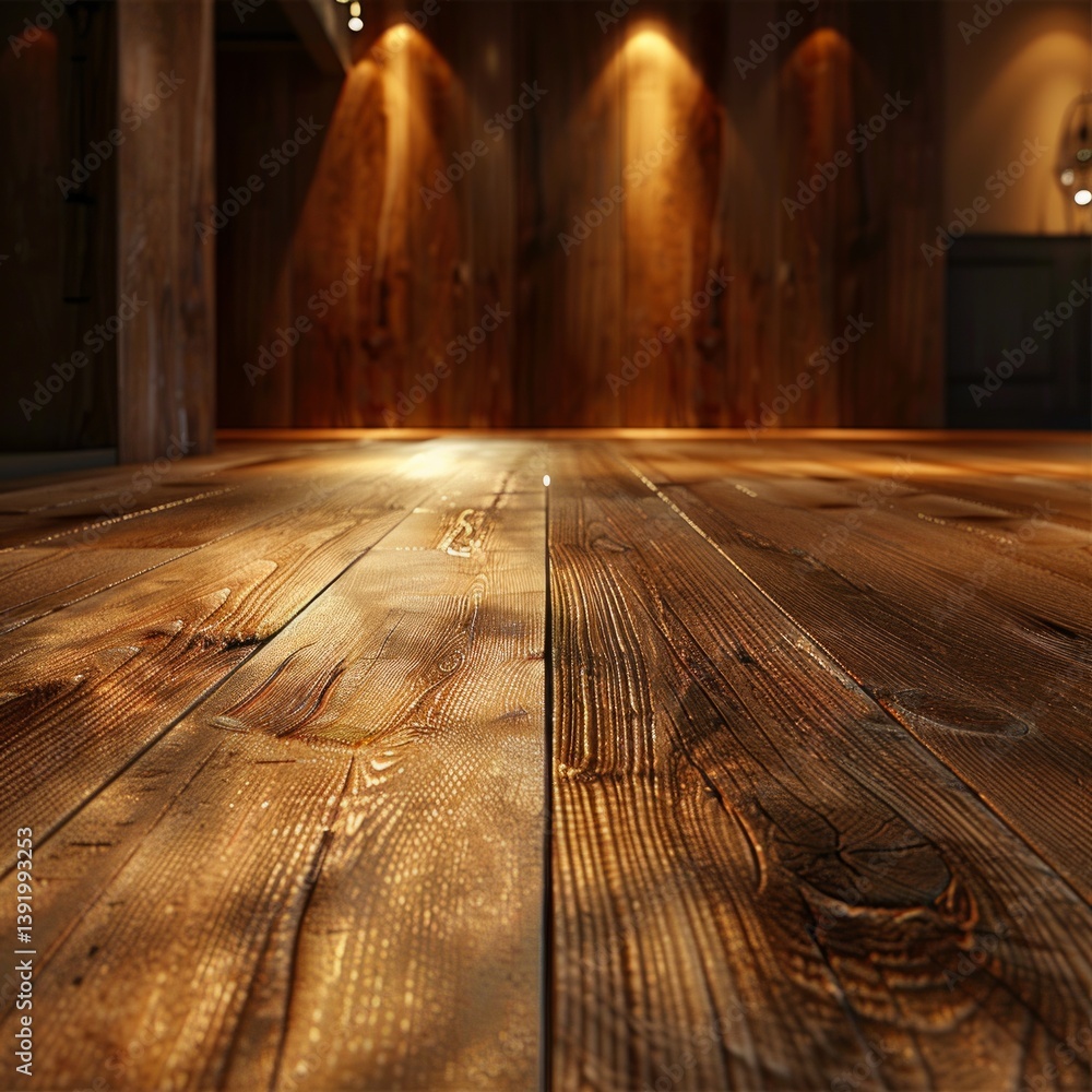 Poster the background features a warm, wooden surface with soft lighting, creating a cozy and inviting atmo