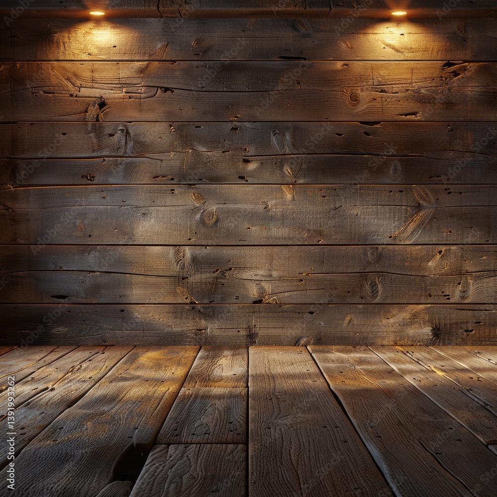 Poster the background features a warm, wooden surface with soft lighting, creating a cozy and inviting atmo