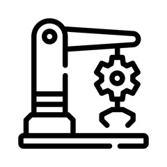 machine line icon