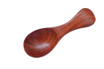 wooden spoon isolated on white