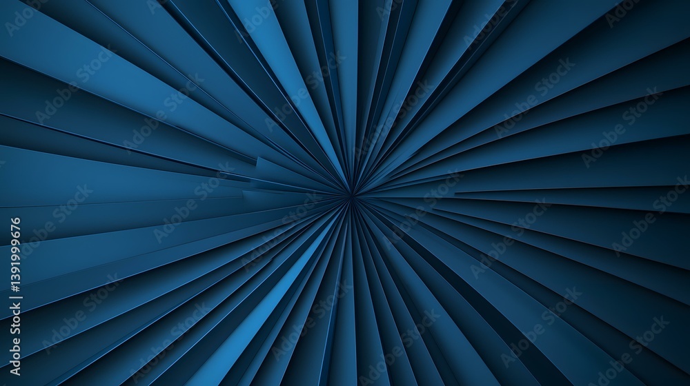 Aufkleber the image contains an abstract design of numerous dark blue, rectangular shapes radiating outwards f