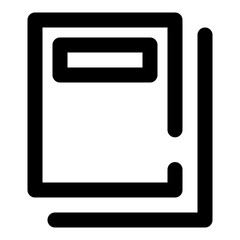 video and movie dashed line icon