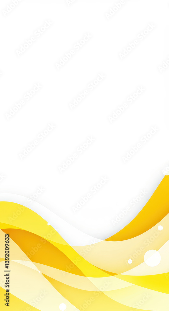 Poster golden abstract waves: modern background vector design with flowing lines & circles for creative pro