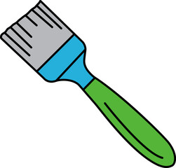 flat icon vector of brush