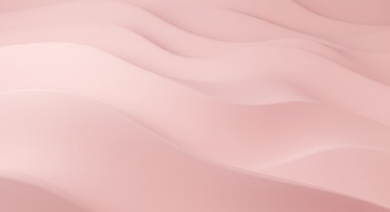 Obraz premium Blushing Hues Roseate Waves Soft Pink Drape Gentle Undulations Subtle Textures Pink Silk Dream Airy Delights Pale Embrace Tender Flow Whispering Pink AI Generated
