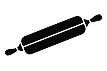 rolling pin design silhouette vector illustration