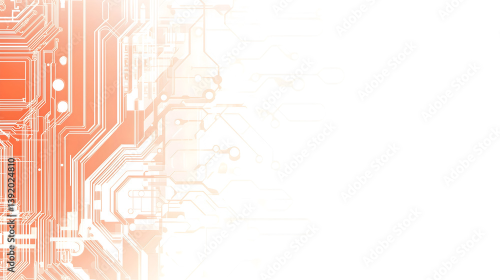 Poster abstract circuit board design, the perfect backdrop for tech-related projects. the circuit board des
